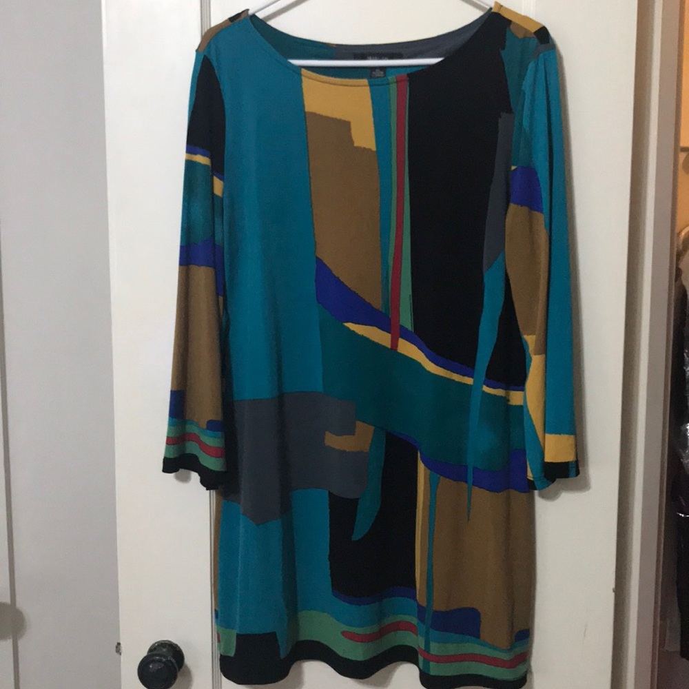 Style & Co Multi Color Dress
